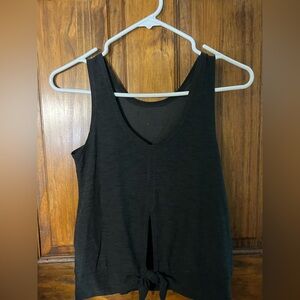 kids black athletic tank top